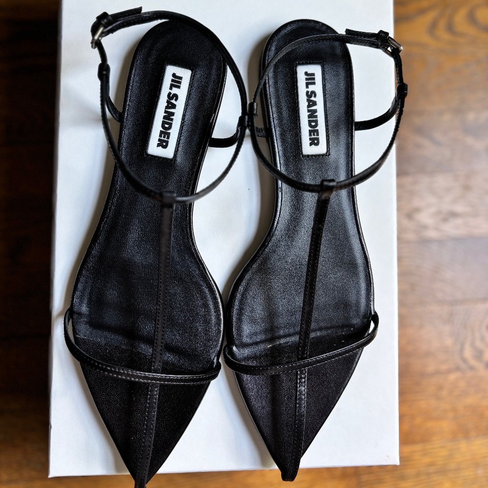 Jil Sander BNWT black Tripon sandal